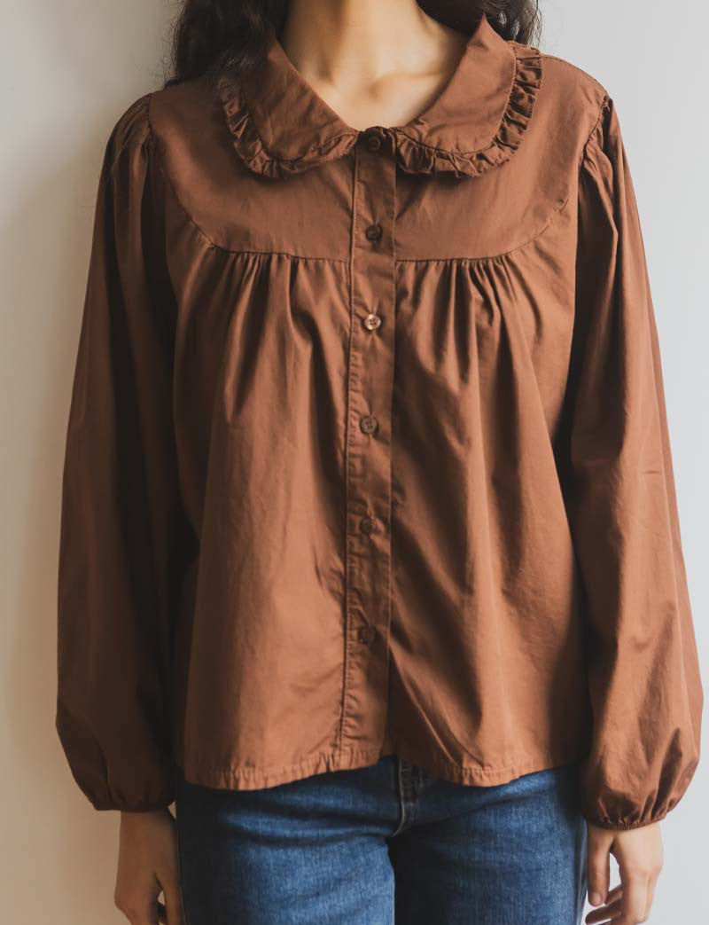 Chemise marron Clo