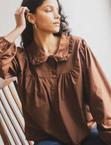 Chemise marron Clo
