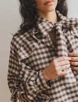 Blouse marron Alvane