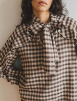 Blouse marron Alvane