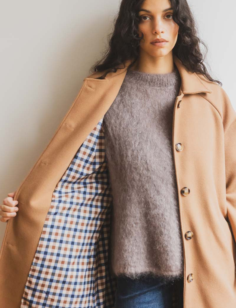 Manteau camel Odran