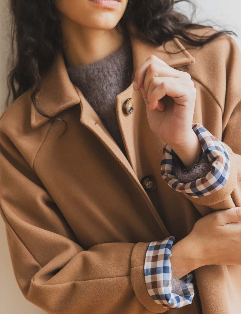 Manteau camel Odran