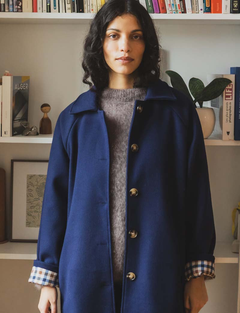 Manteau marine Odran