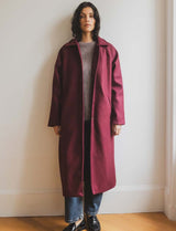 Manteau bordeaux Odran