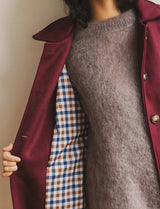 Manteau bordeaux Odran