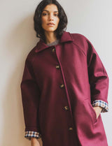 Manteau bordeaux Odran