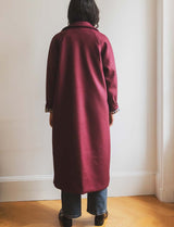 Manteau bordeaux Odran