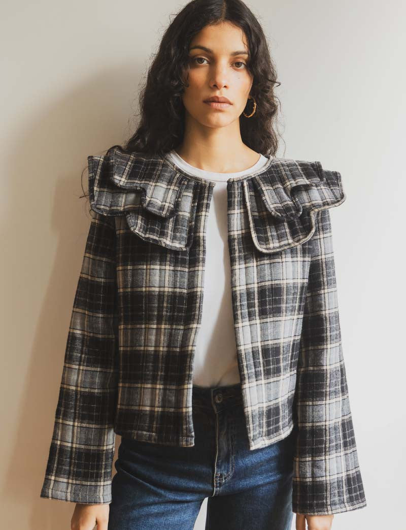Veste à carreaux Garel