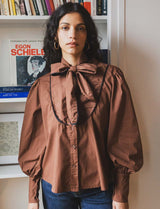 Chemisier marron Darsy