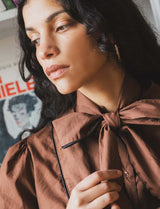 Chemisier marron Darsy