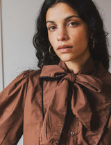 Chemisier marron Darsy