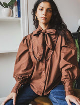 Chemisier marron Darsy