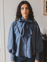 Chemisier bleu vintage Darsy