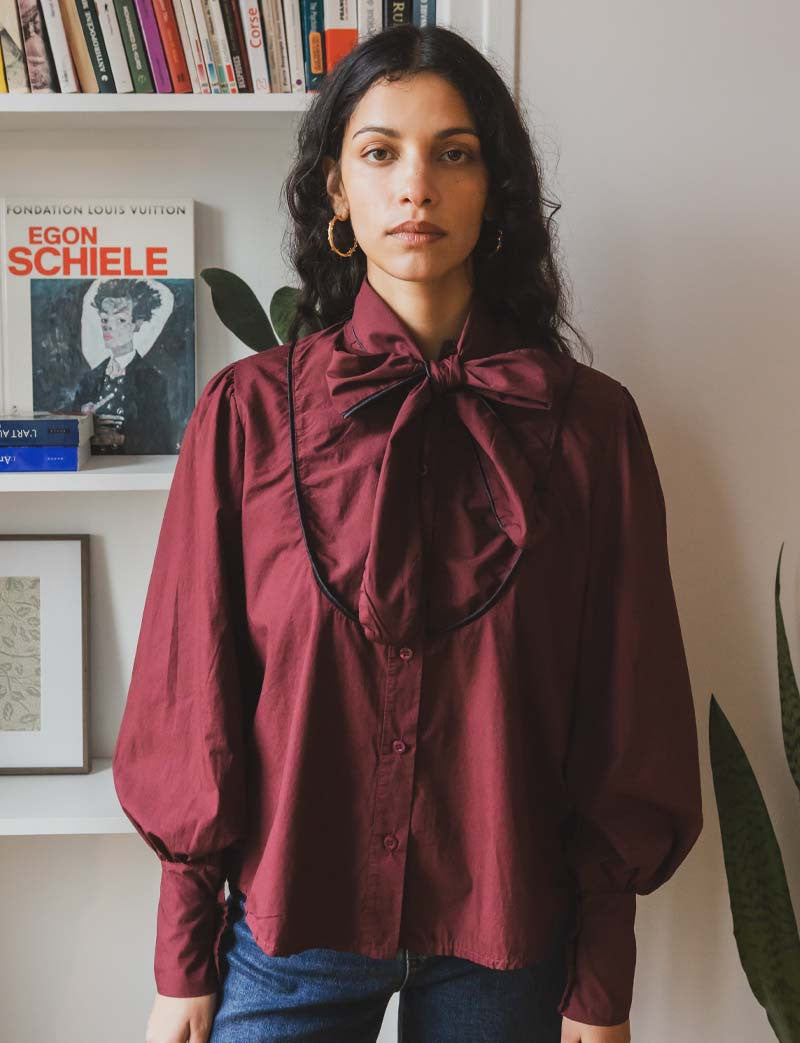 Chemisier bordeaux Darsy