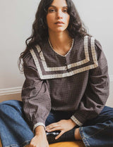 Blouse marron Jorell