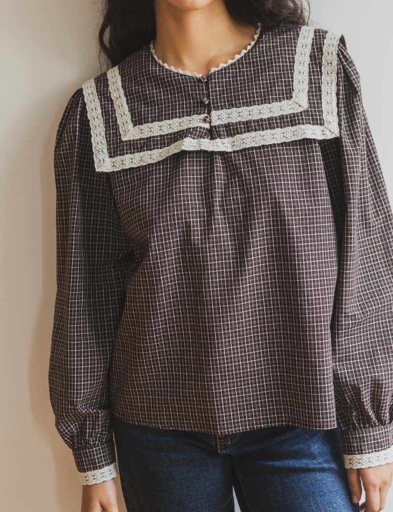 Blouse marron Jorell