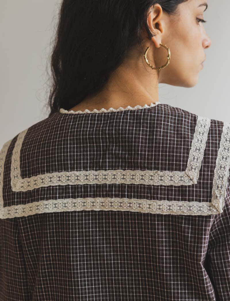 Blouse marron Jorell