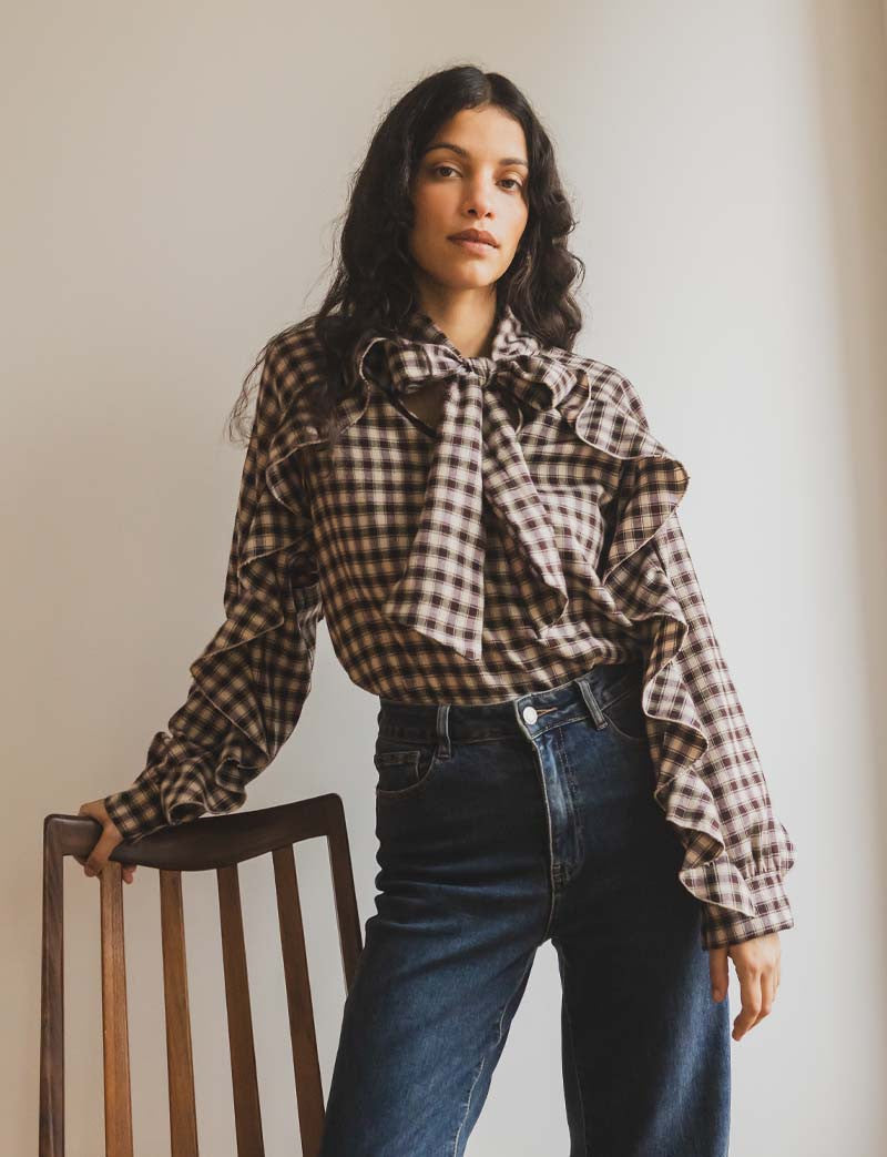 Blouse prune Alvane