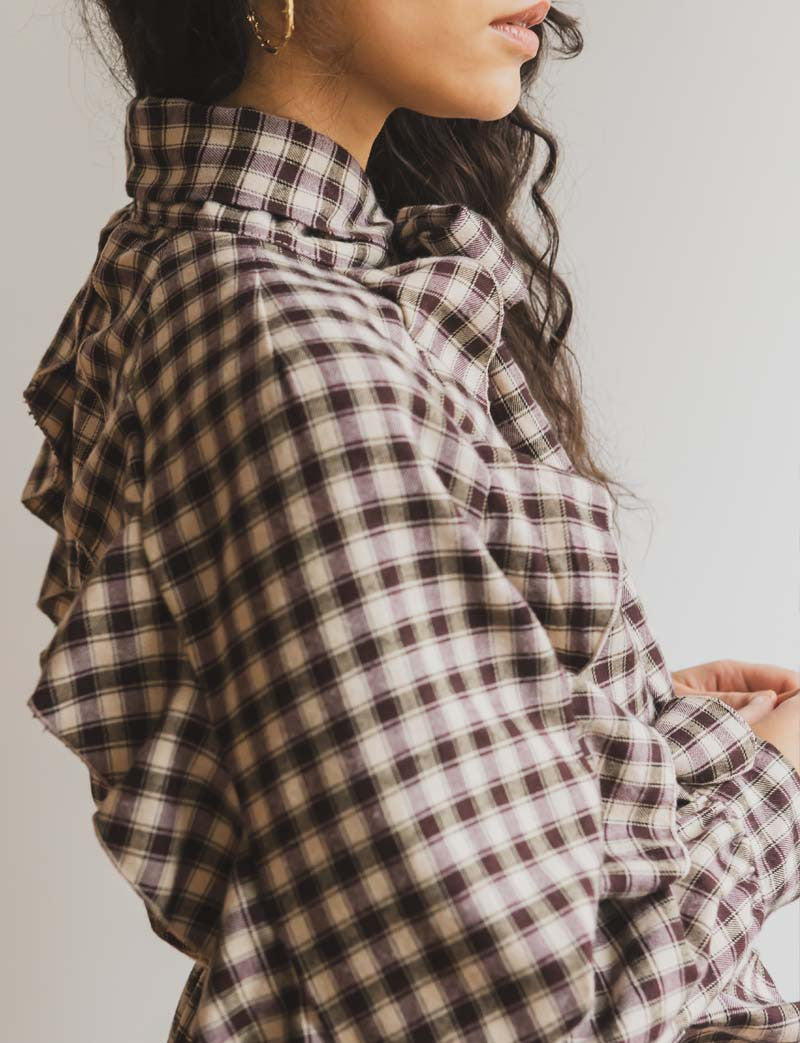 Blouse prune Alvane