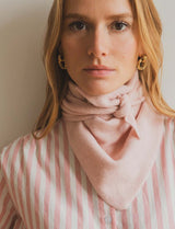 Foulard rose Lala