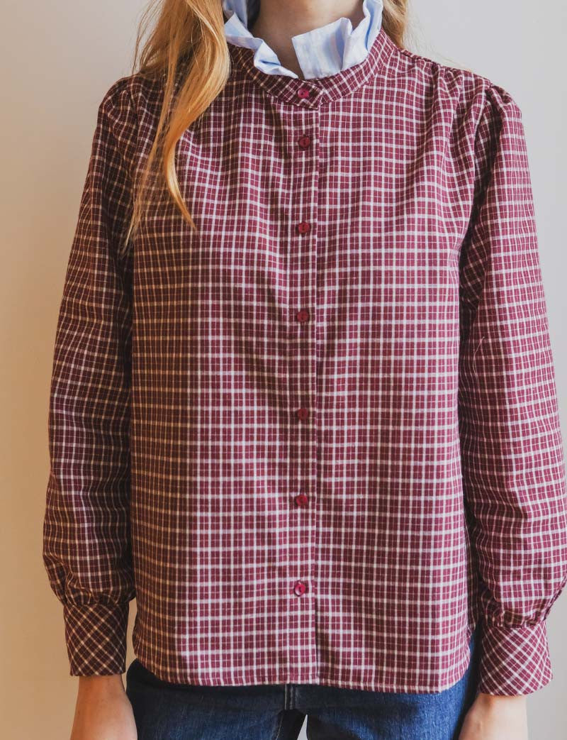 Chemise à carreaux Nari