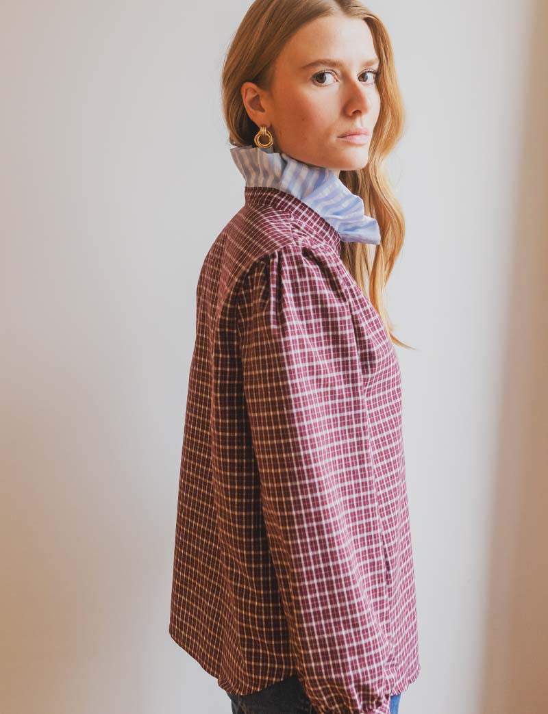 Chemise à carreaux Nari