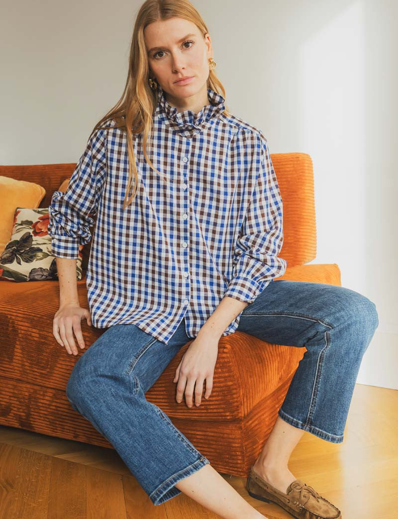 Chemise à carreaux Belis