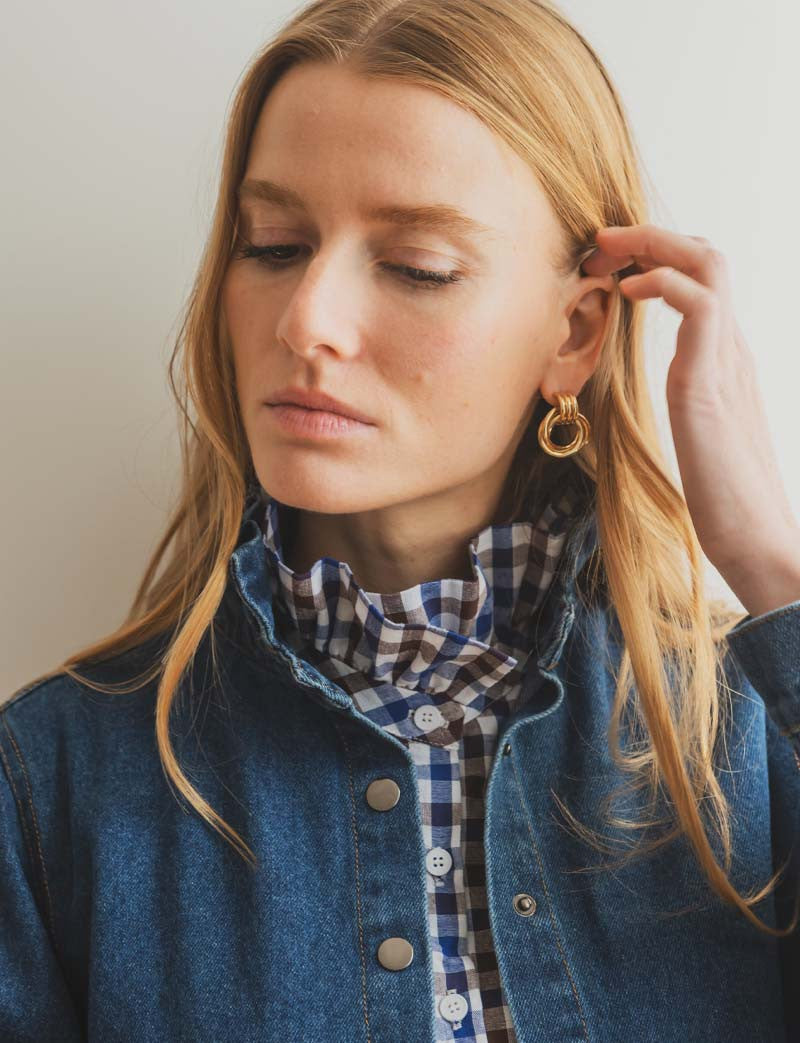 Chemise à carreaux Belis