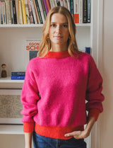 Pull fuchsia & rouge Niels