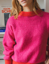 Pull fuchsia & rouge Niels