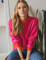 Pull fuchsia & rouge Niels