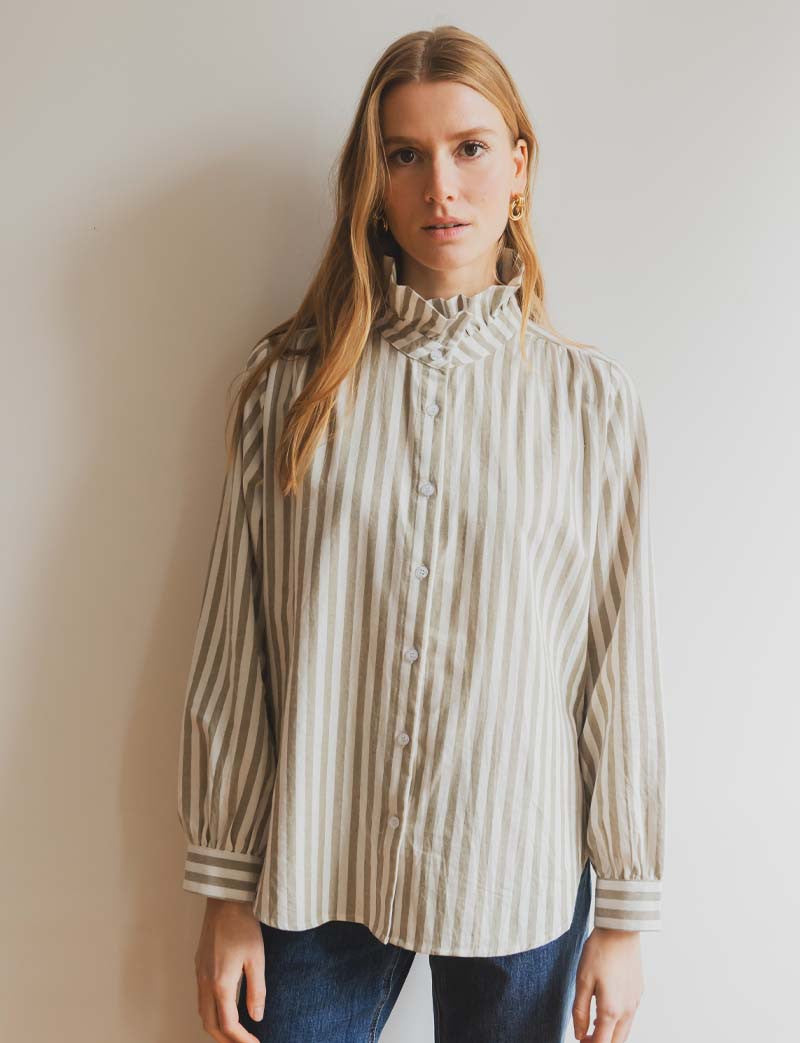 Chemise olive Solis