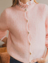 Gilet rose clair Milo