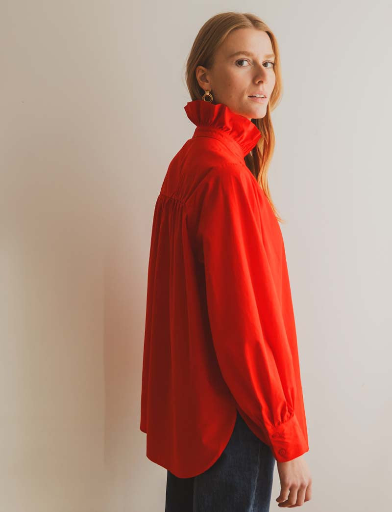 Chemise rouge Gustava