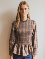 Blouse à carreaux Imani