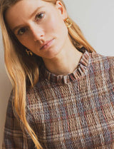 Blouse à carreaux Imani