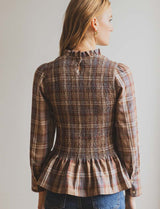 Blouse à carreaux Imani