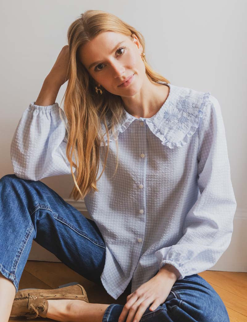 Chemise ciel Azura