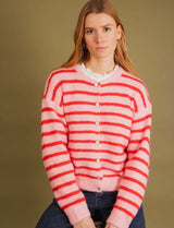 Gilet rose & rouge Sami