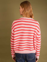 Gilet rose & rouge Sami