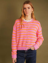 Gilet rose & orange Sami