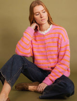 Gilet rose & orange Sami