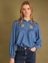 Blouse brodée Selene