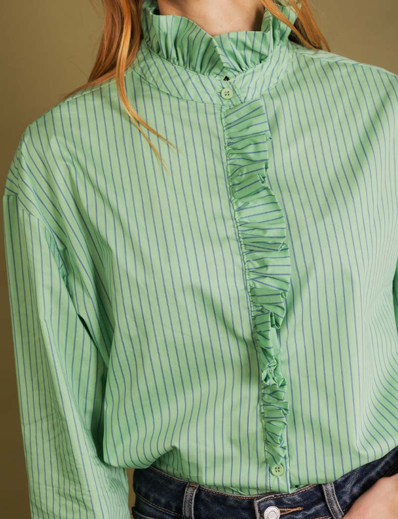 Chemise verte Fanya