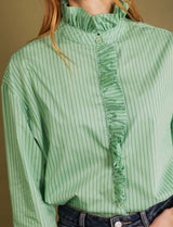 Chemise verte Fanya