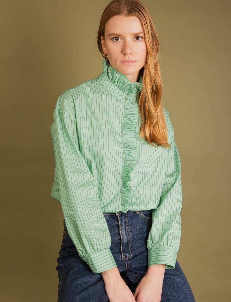 Chemise verte Fanya