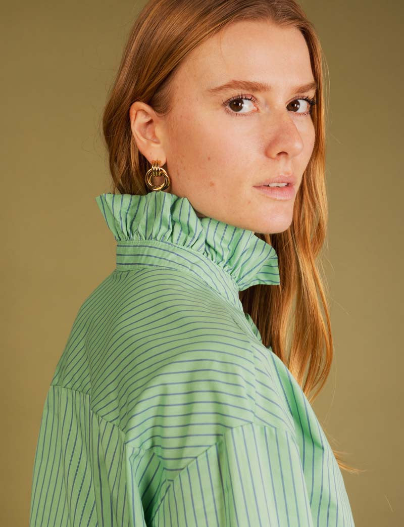 Chemise verte Fanya
