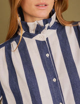 Chemise à rayures bleues Noré