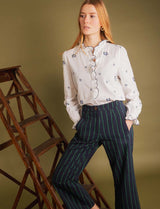 Chemise brodée Rivo