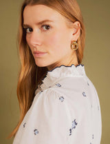 Chemise brodée Rivo